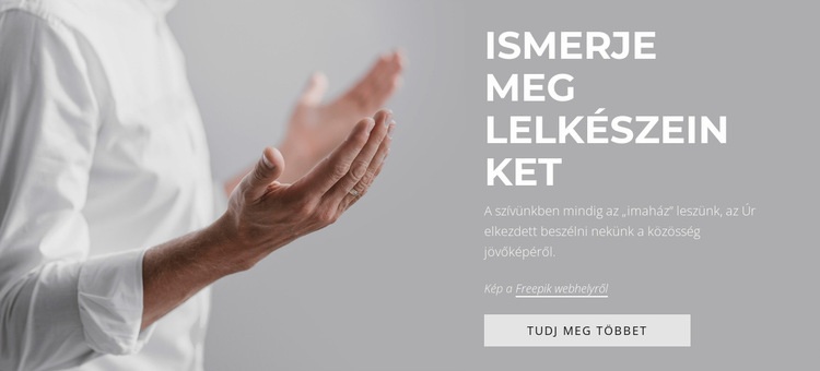 Ismerje meg lelkészeinket CSS sablon