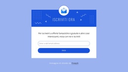 Splendido Modello HTML5 Per Iscriviti Ora Con L'Icona