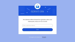 Iscriviti Ora Con L'Icona - Tema WordPress E WooCommerce