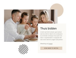 Responsieve Websjabloon Voor Bidden Thuis