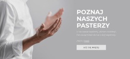 Poznaj Naszych Pastorów - Łatwa W Obsłudze Makieta Strony Internetowej