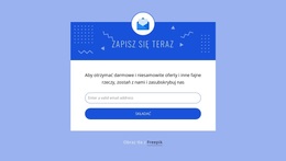 Zapisz Się Teraz Z Ikoną - Ostateczny Motyw WordPress