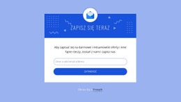 Bootstrap HTML Dla Zapisz Się Teraz Z Ikoną