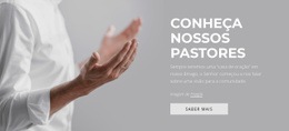 Conheça Nossos Pastores - Modelo De Site Gratuito