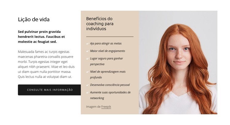 Programas de coaching executivo Template CSS