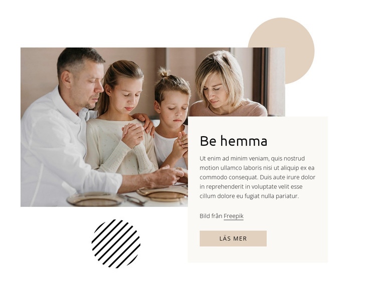 Be hemma Hemsidedesign