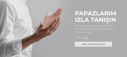 Papazlarımızla Tanışın - HTML5 Şablonu