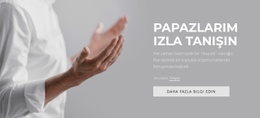 Papazlarımızla Tanışın - Ücretsiz Web Sitesi Şablonu