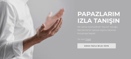 Papazlarımızla Tanışın - Özel WordPress Teması