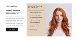 Executive Coaching Programs - Functionality Web Page Design