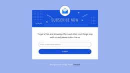 Subcribe Now With Icon - Easy Community Market