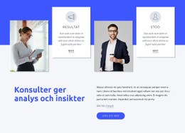 HTML-Webbplats För Vi Levererar Integrerade Lösningar