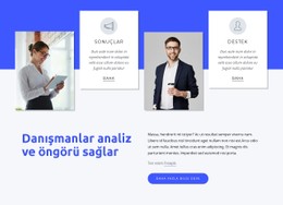 Entegre Çözümler Sunuyoruz Için Ücretsiz CSS Düzeni