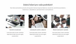 Řešení Pro Podnikání – Responzivní Šablony Webových Stránek