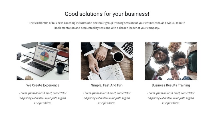 Solutions for business CSS Template
