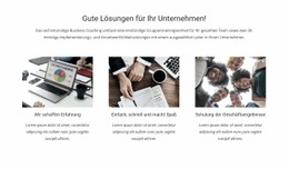 Lösungen Für Unternehmen - Ultimative Landingpage