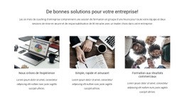 Solutions Pour Les Entreprises – Modèles De Sites Web Réactifs