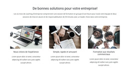 Solutions Pour Les Entreprises – Téléchargement Du Modèle HTML