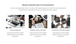 Soluzioni Per Il Business: Modello Di Sito Web Per Dispositivi Mobili