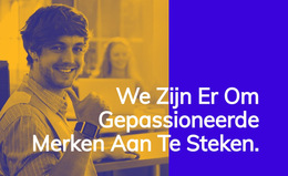 Zakelijke Marketingstrategen Website Sjabloon
