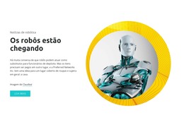 Página Da Web Para Tecnologia Moderna E Inovação