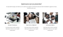 İşletmeler Için Çözümler - HTML Website Maker