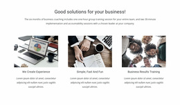 Solutions For Business - Website Design Inspiration