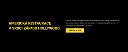 HTML Stránka Pro Americká Restaurace