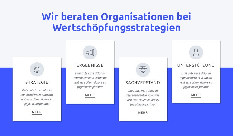 Wir bringen eine neue Perspektive Website Builder-Vorlagen