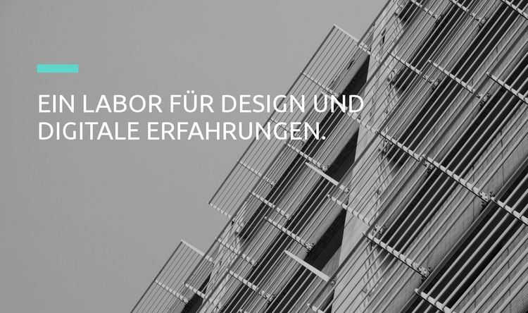 Design Lab Studio Website-Vorlage