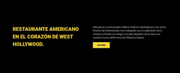 Restaurante Americano #Wordpress-Themes-Es-Seo-One-Item-Suffix