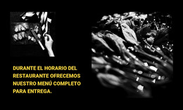 Menú Del Restaurante - Tema De WordPress Listo Para Usar