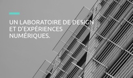 Studio De Laboratoire De Conception - Maquette Du Site