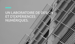 Studio De Laboratoire De Conception - Modèle HTML Gratuit