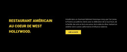 Restaurant Américain #Html-Templates-Fr-Seo-One-Item-Suffix