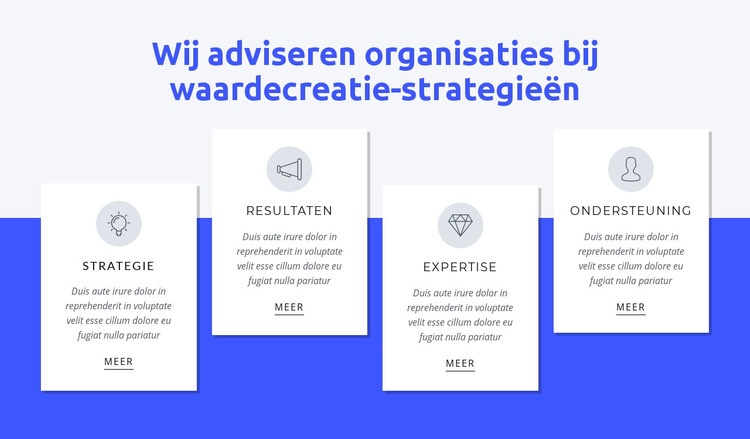 We brengen een frisse blik Website mockup