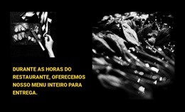 Cardápio Do Restaurante - Crie Lindos Modelos