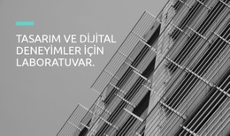 Tasarım Laboratuvarı Stüdyosu Şablon