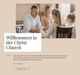 Willkommen In Der Crist Church - Mehrzweck-Webdesign
