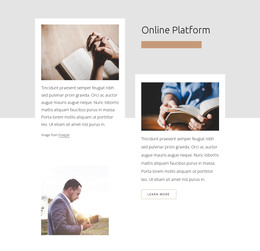 Church Online Platform - HTML Website