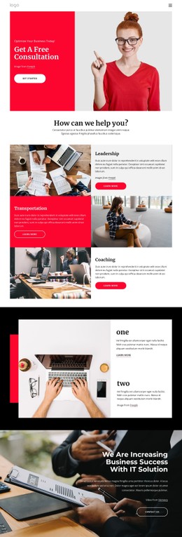 Business Coaching And Consulting Free CSS Website Template