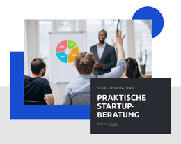 Praktische Startup-Beratung - Site-Vorlage