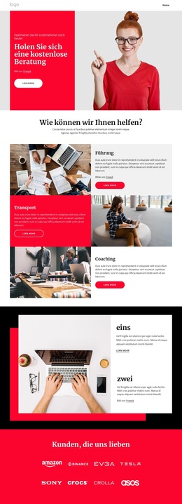 Business-Coaching Und -Beratung WordPress-Theme