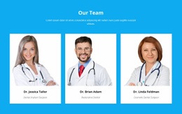 Our Medical Team Medical Templates