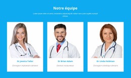 Créateur De Site Web Pour Notre Équipe Médicale