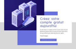 Services D'Hébergement Cloud - Modèle De Site Web Gratuit