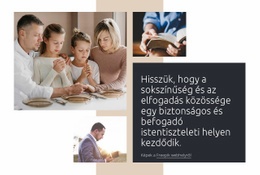 A Közösség Az, Ahogy Fejlődünk - Webhelysablonok