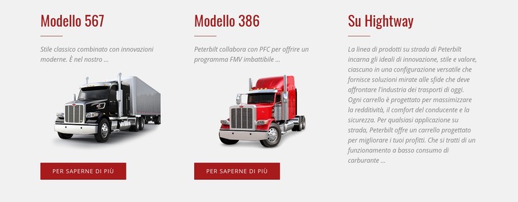 Servizi di logistica automobilistica Modelli di Website Builder