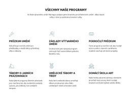 Všechny Naše Vzdělávací Programy - Profesionální Design Webových Stránek