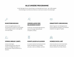 Alle Unsere Bildungsprogramme - Professionelles Website-Design